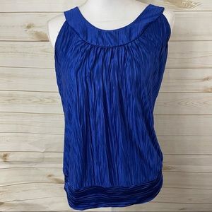 IZ Byer Blue Sleeveless top